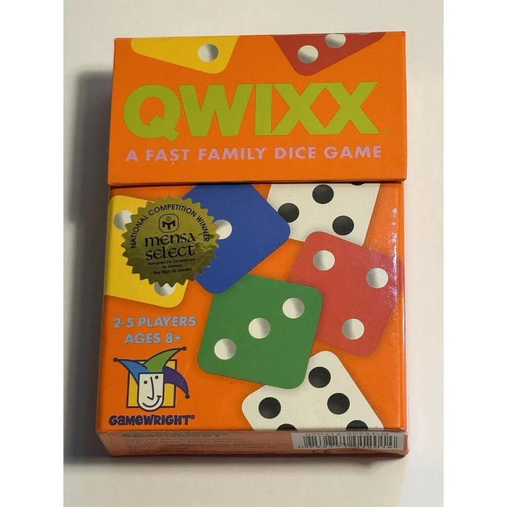 Gamewright Qwixx Strategy Dice Game, 2-5 Players, Ages 8+, Mensa Select